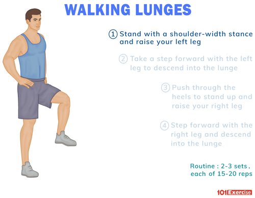 walking lunge
